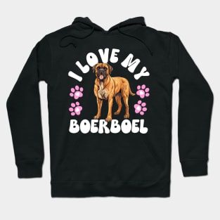 I Love My Boerboel Hoodie